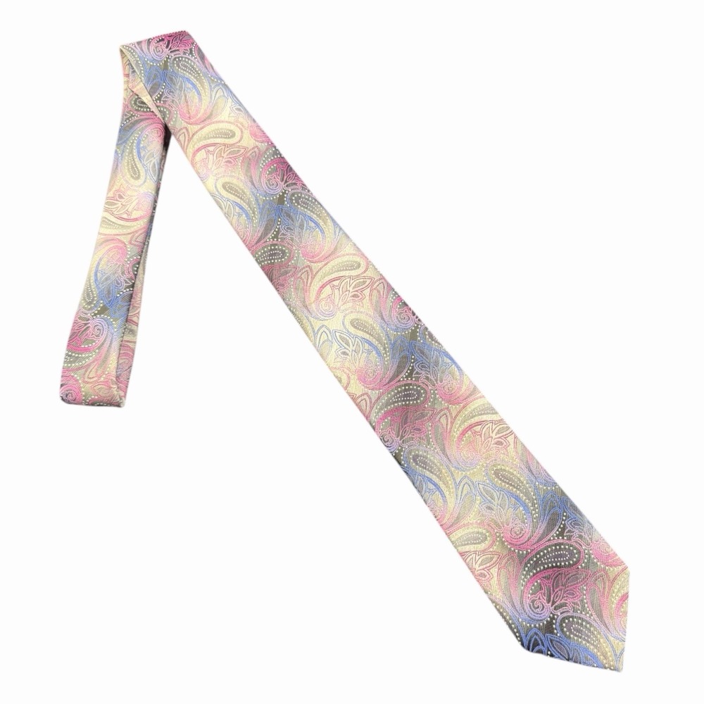 Bespoke‎ Brand Paisley Purple Multicolor Men's Tie